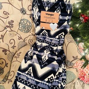 New Wrangler Ultra Soft Plush Blanket